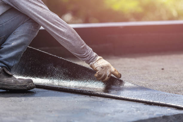 Professional Emergency Waterproofing technician working in Amboy, IL